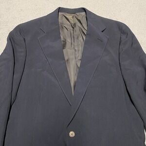 Polo University Club Blazer‎ Mens 38R Blue Preppy Vintage Notch